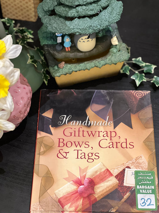Handmade giftwrap, bows, cards, and tags