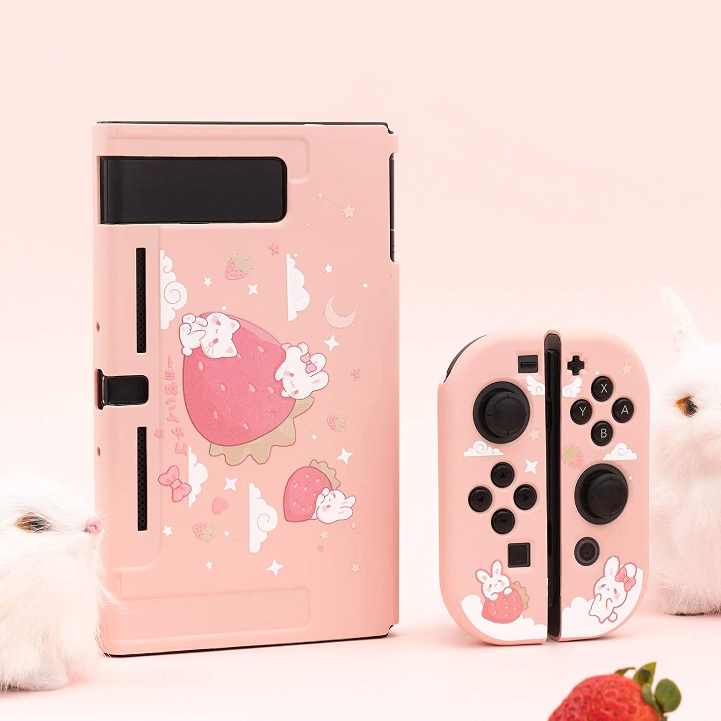 Strawberry bunny Cover Case
