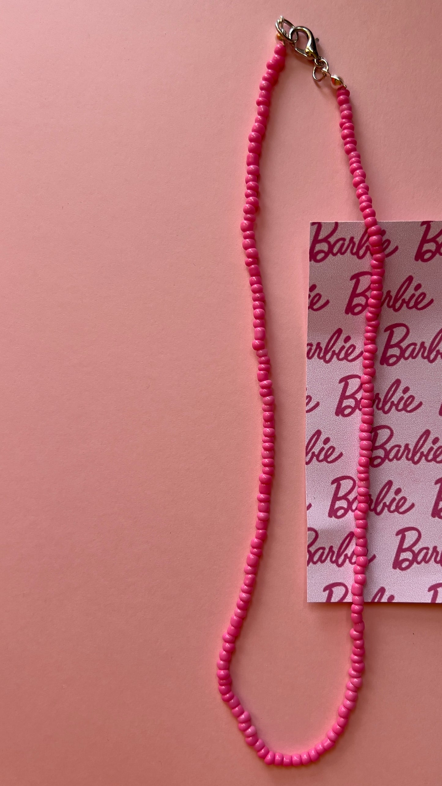 Barbie beads and pearls necklace