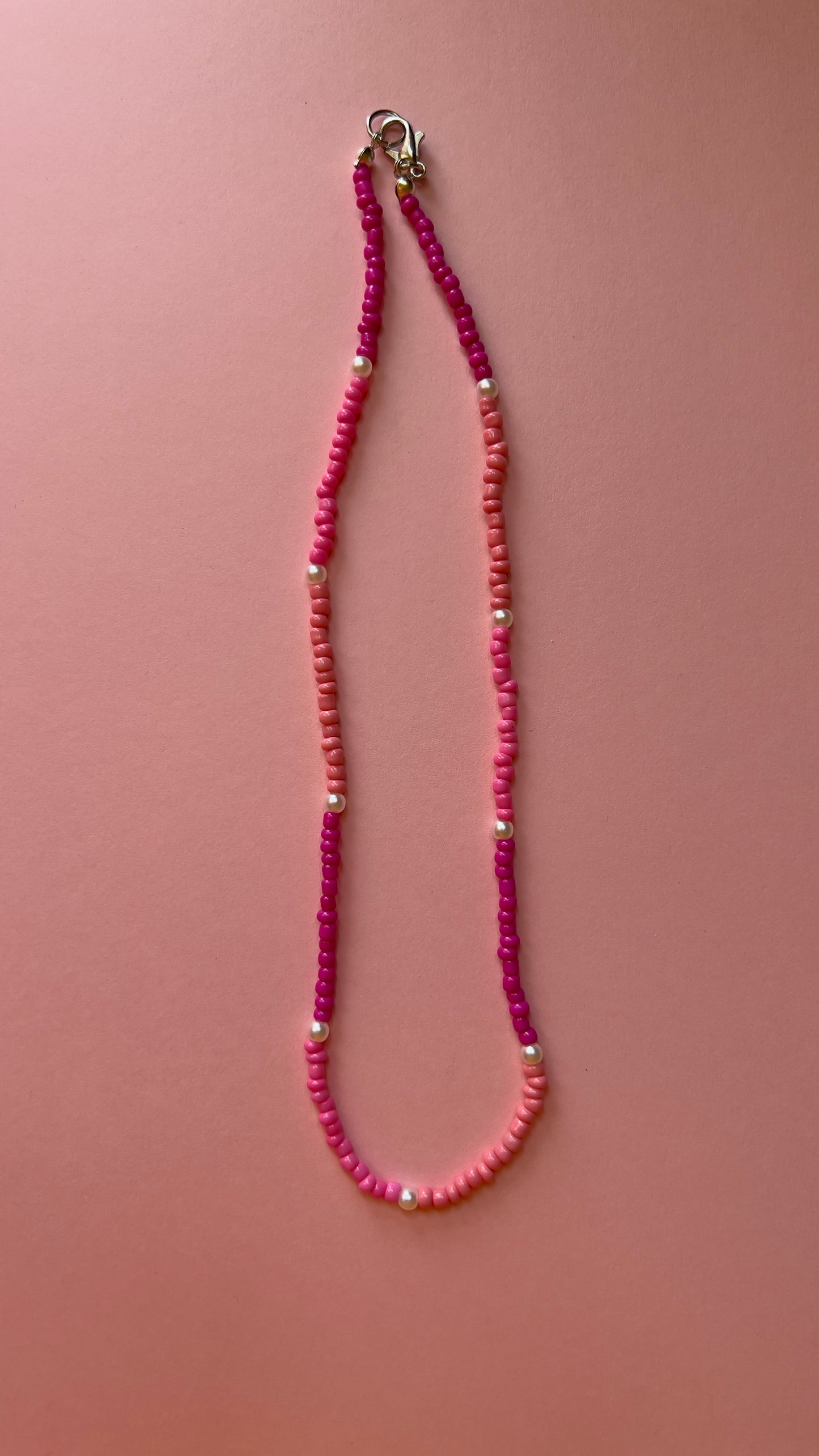 Barbie beads and pearls necklace