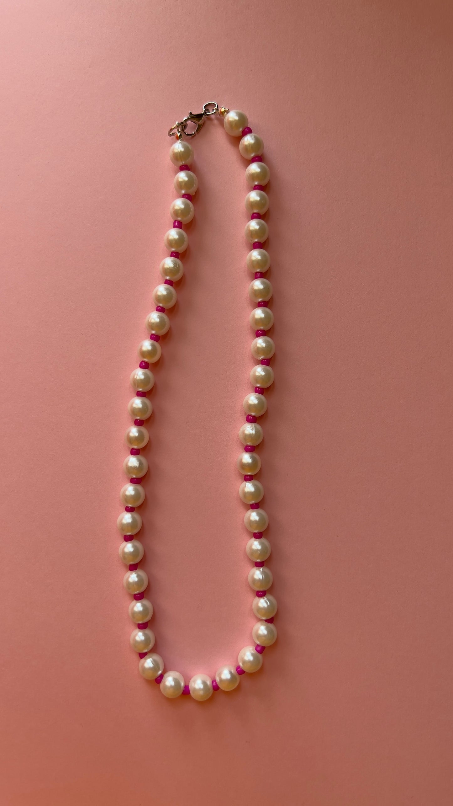 Barbie beads and pearls necklace