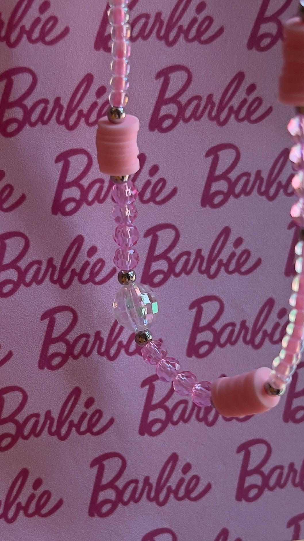 Barbie beads and pearls necklace