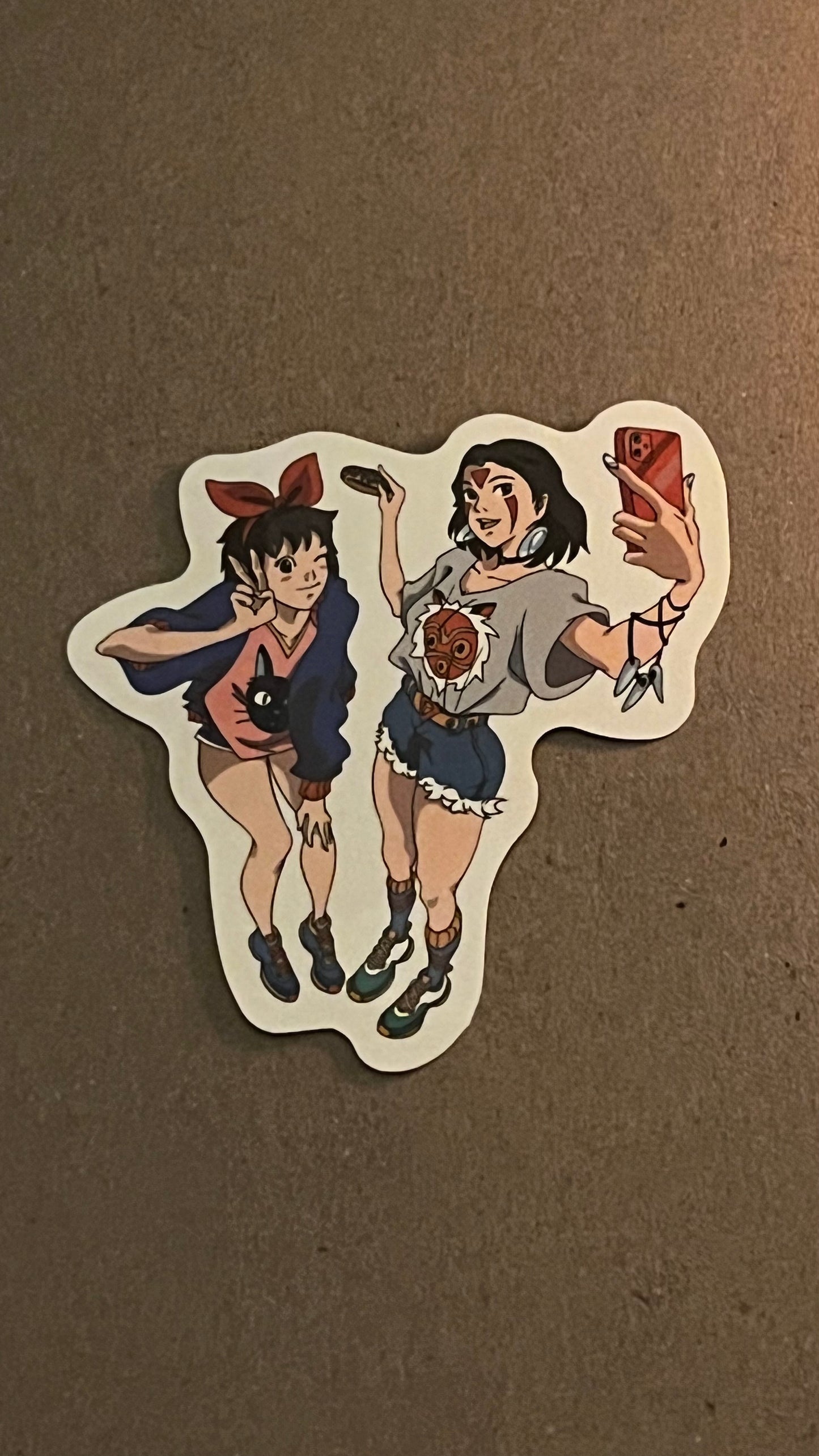 Ghibli characters stickers