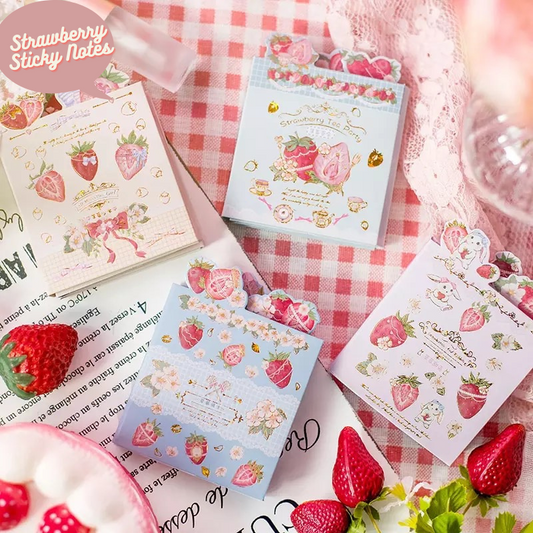 Strawberry Sticky Notes