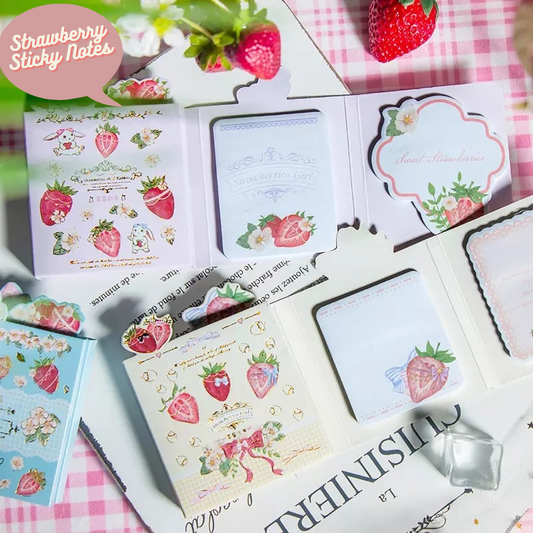 Strawberry Sticky Notes