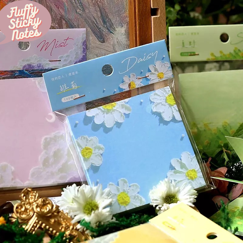 Fluffy Sticky Notes