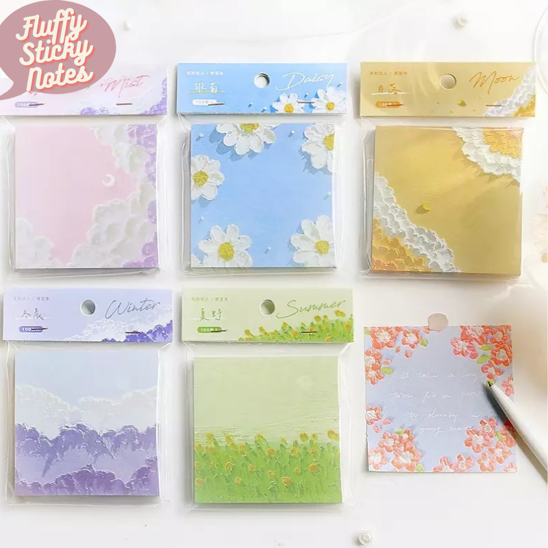 Fluffy Sticky Notes