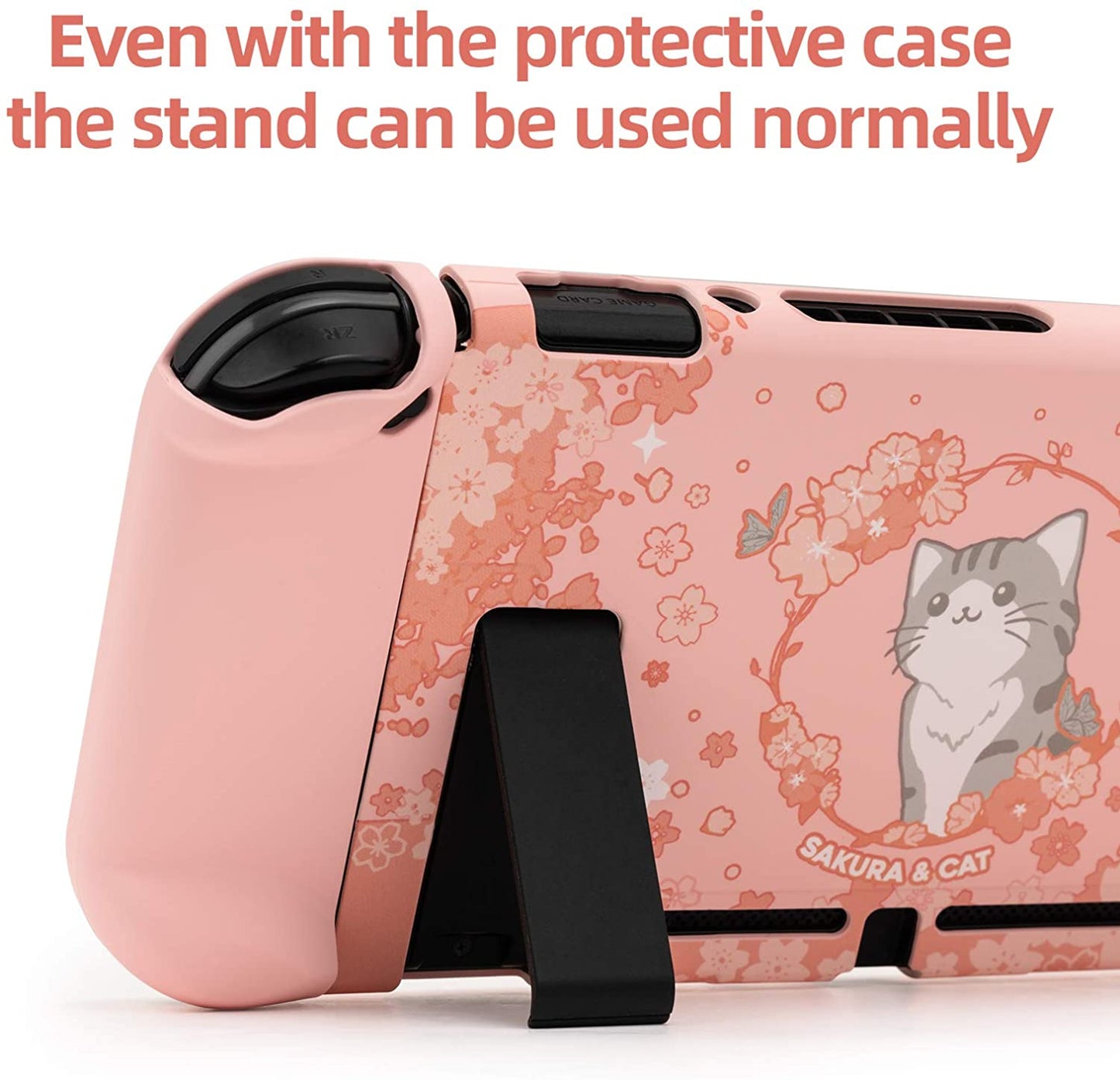 Sakura Cat Case Cover