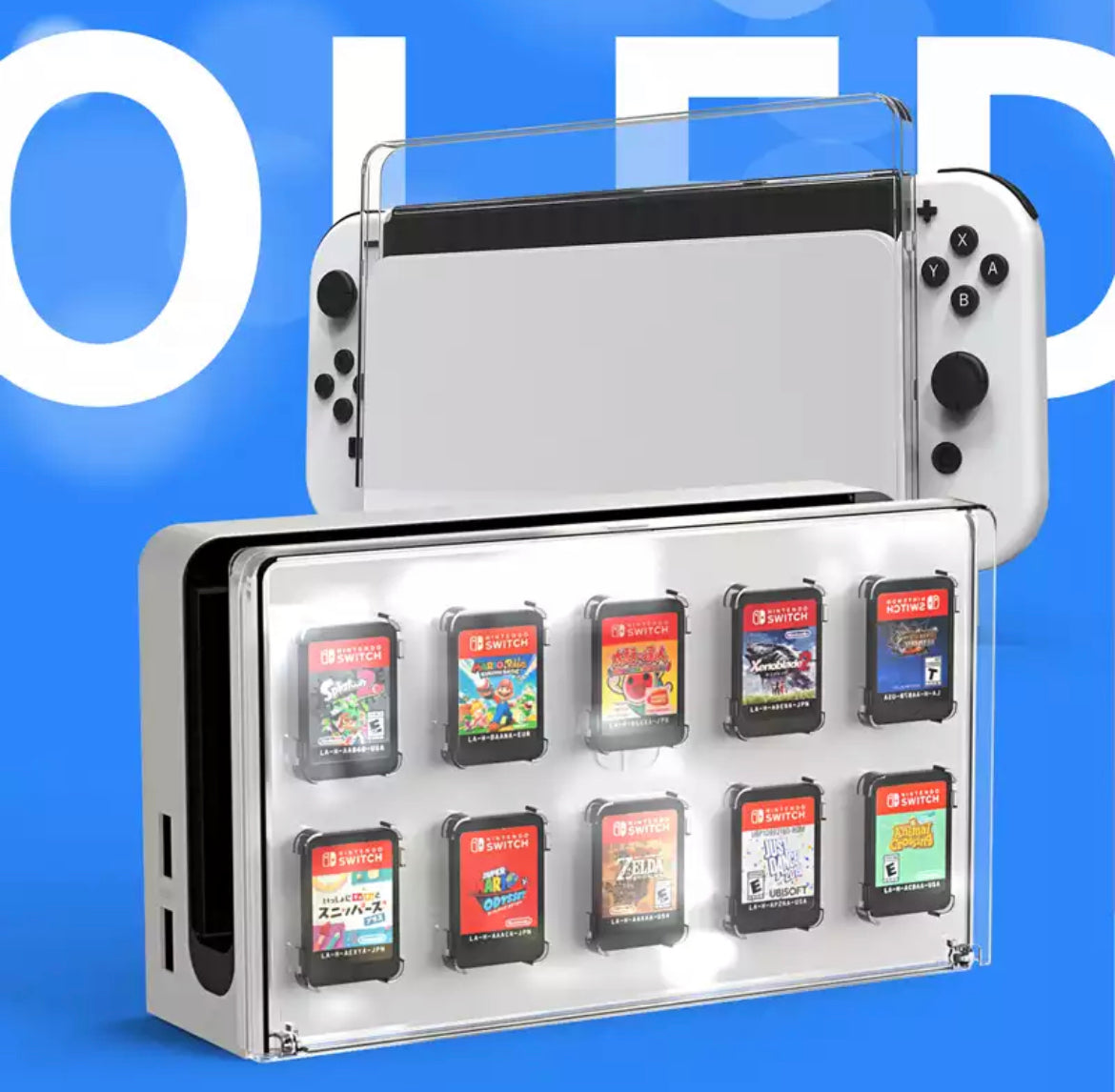 Nintendo Switch OLED Dock Cover and Card Storage