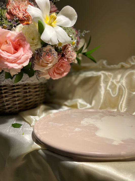 Pink plates collection